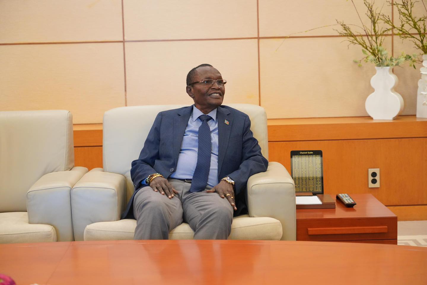 FOREIGN MINISTER IS IN SEOUL FOR THE AFRICA-KOREA COOPERATION TALKS