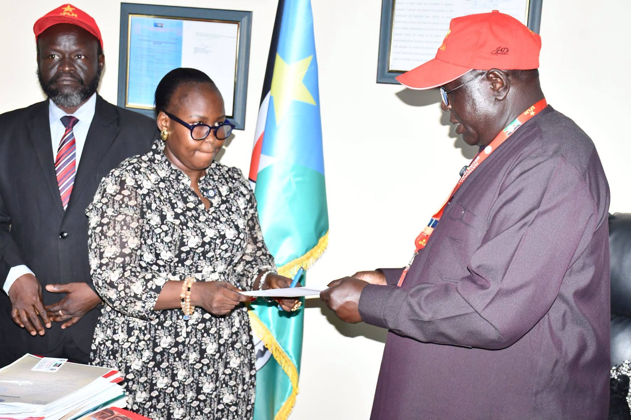 SSPM MEMBERS ABANDON THEIR PARTY FOR THE RULING SPLM AHEAD OF ELECTIONS