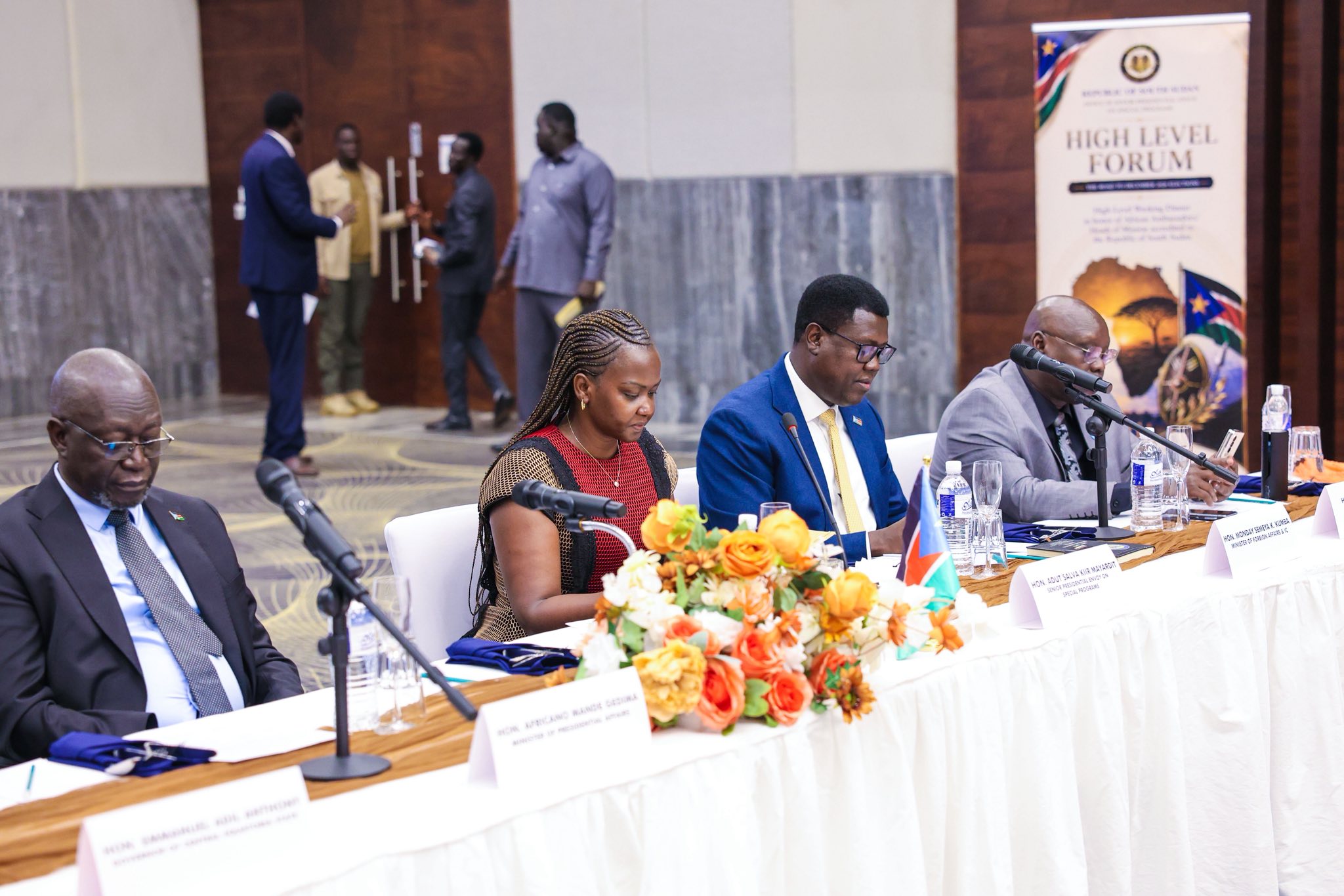 The Senior Presidential Envoy on Special Programs, Hon. Adut Kiir,today convened a High-Level Pan-African Engagement in Juba, bringing together Africa
