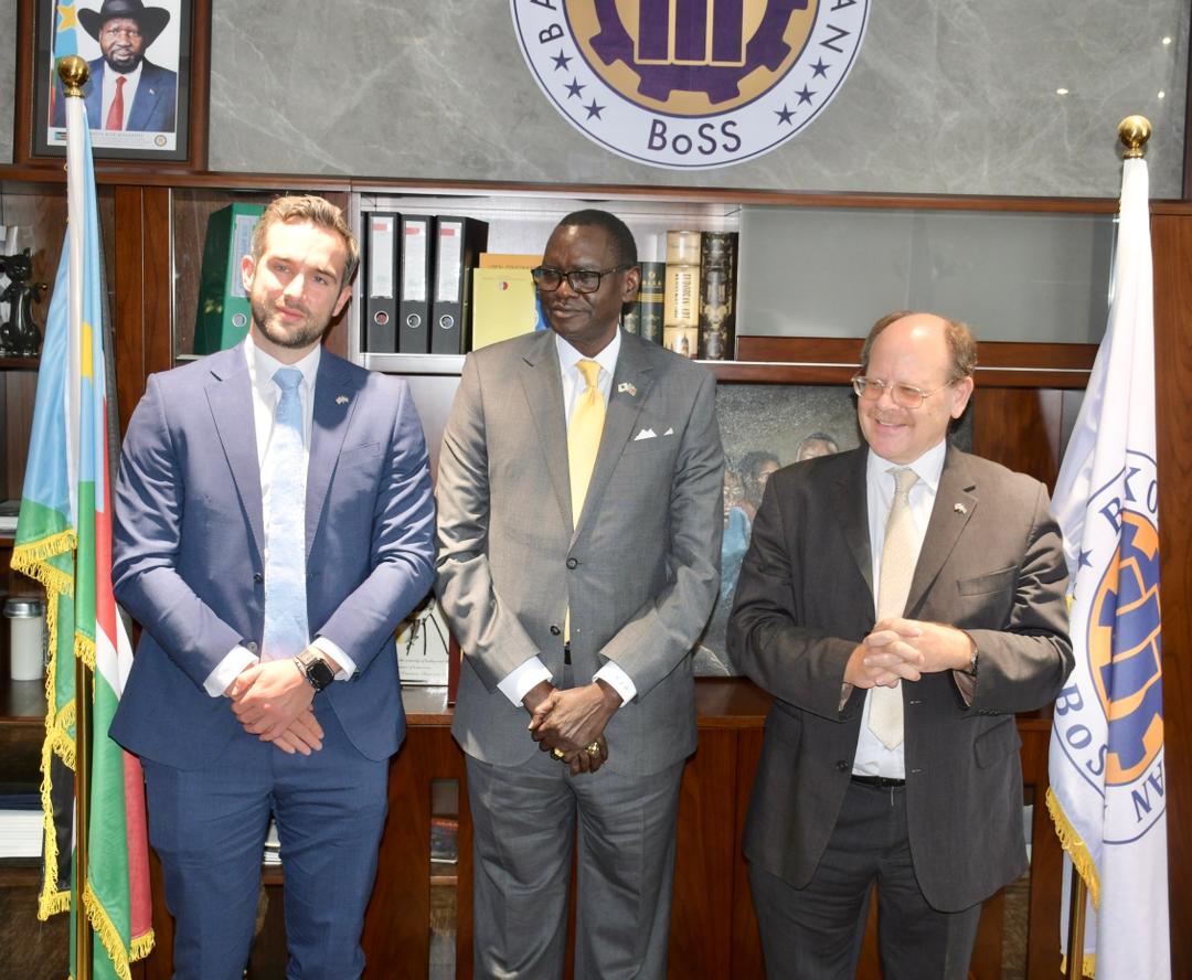 BANK OF SOUTH SUDAN GOVERNOR, UK AMBASSADOR DISCUSS COOPERATION