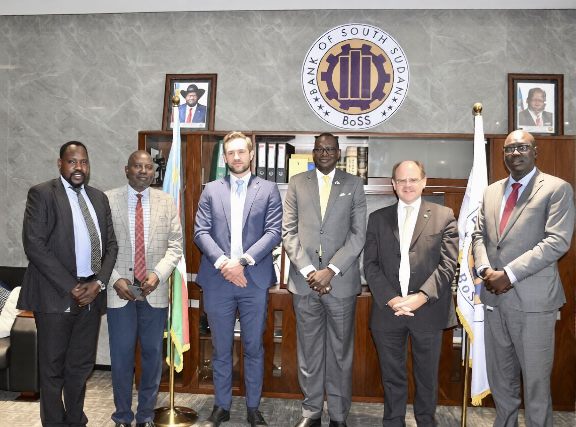 BANK OF SOUTH SUDAN GOVERNOR, UK AMBASSADOR DISCUSS COOPERATION