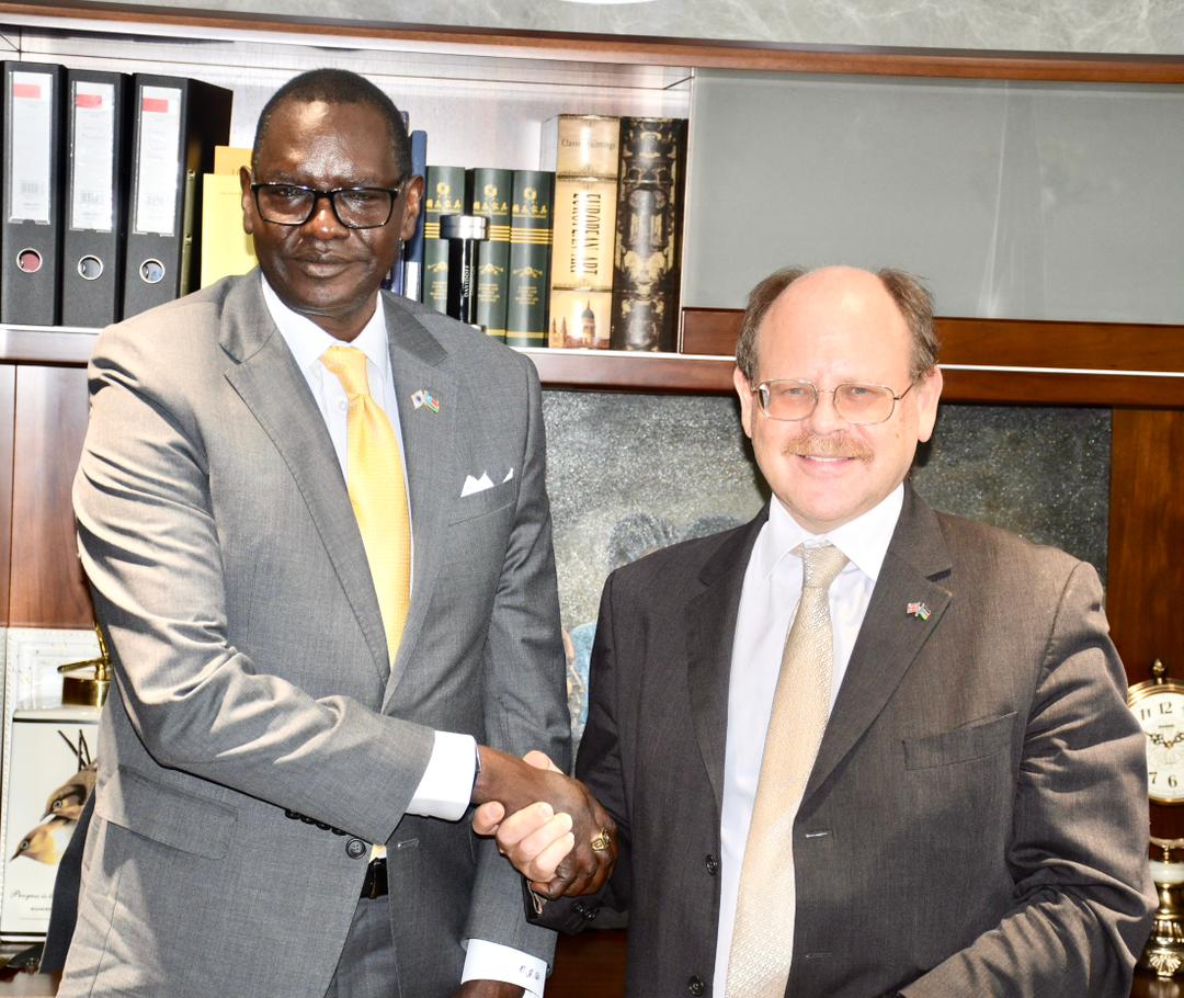 BANK OF SOUTH SUDAN GOVERNOR, UK AMBASSADOR DISCUSS COOPERATION