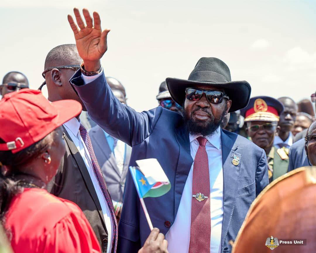 6996258229166040847508101818332020296394499nSPLM WELCOMES H.E. PRESIDENT SALVA KIIR MAYARDIT UPON RETURN FROM KAMPALA