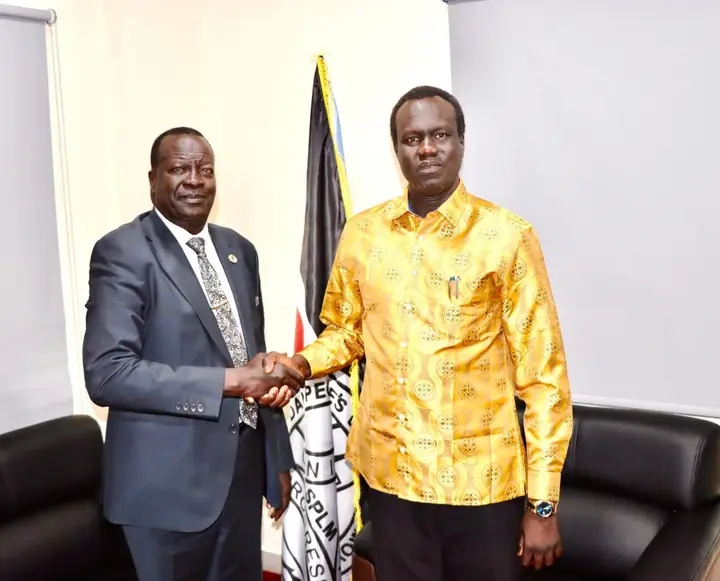 SPLM SG DR Akol Paul meets Upper Nile Governor