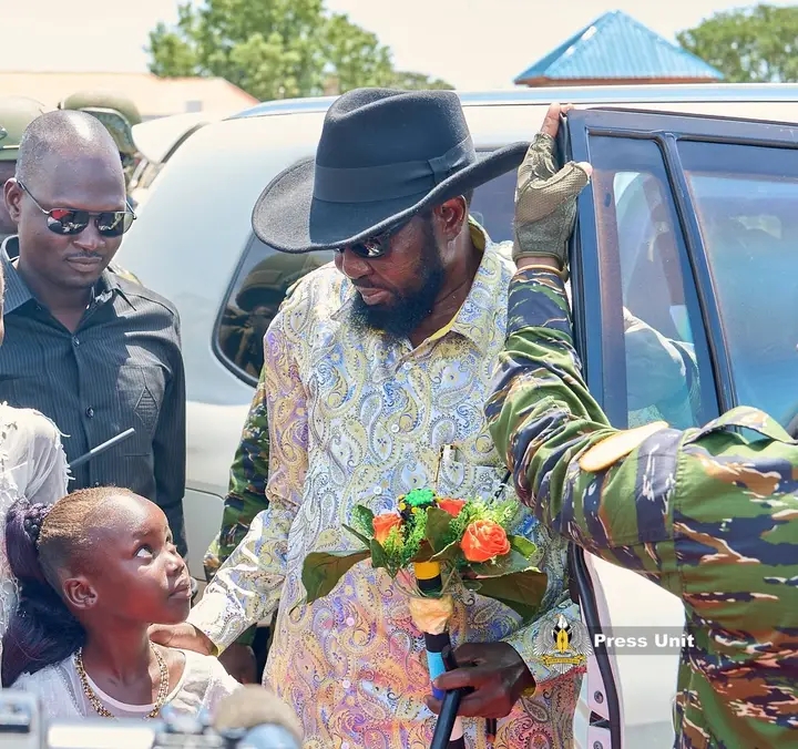 President kiir addressed thousands at Kuajok freedom square