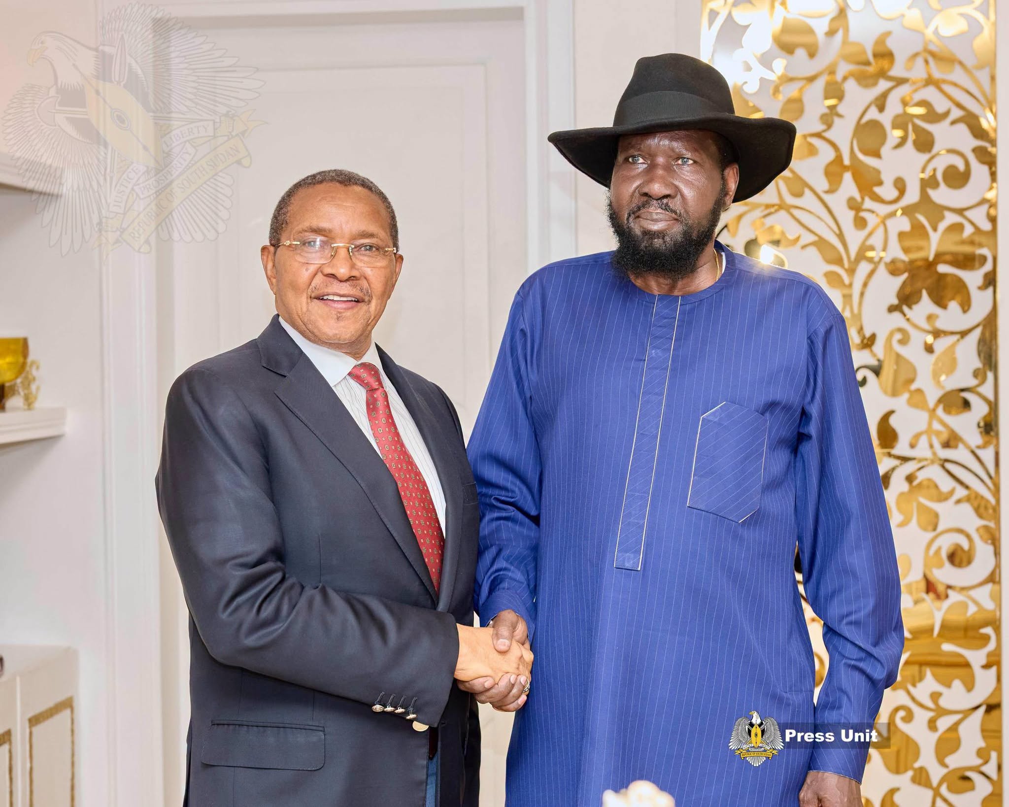 His Excellency Salva Kiir Mayardit, on Thursday held talks with the African Union High Representative for the Horn of Africa and the Red Sea, H.E. Jak