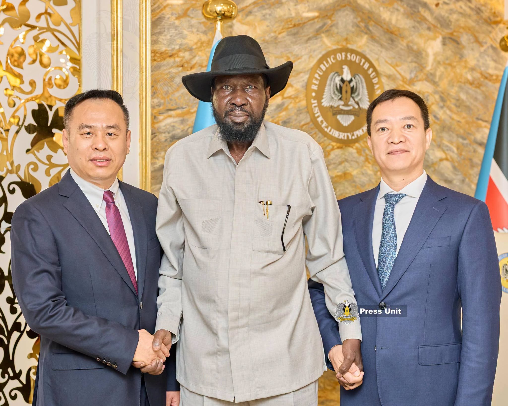 President of the Republic, H.E. Salva Kiir Mayardit, today received a briefing from the management of Dar Petroleum Operating Company