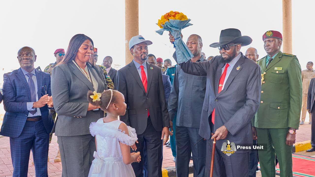 President Salva Kiir Mayardit today officially inaugurated the new Terminal Three at Juba International Airport