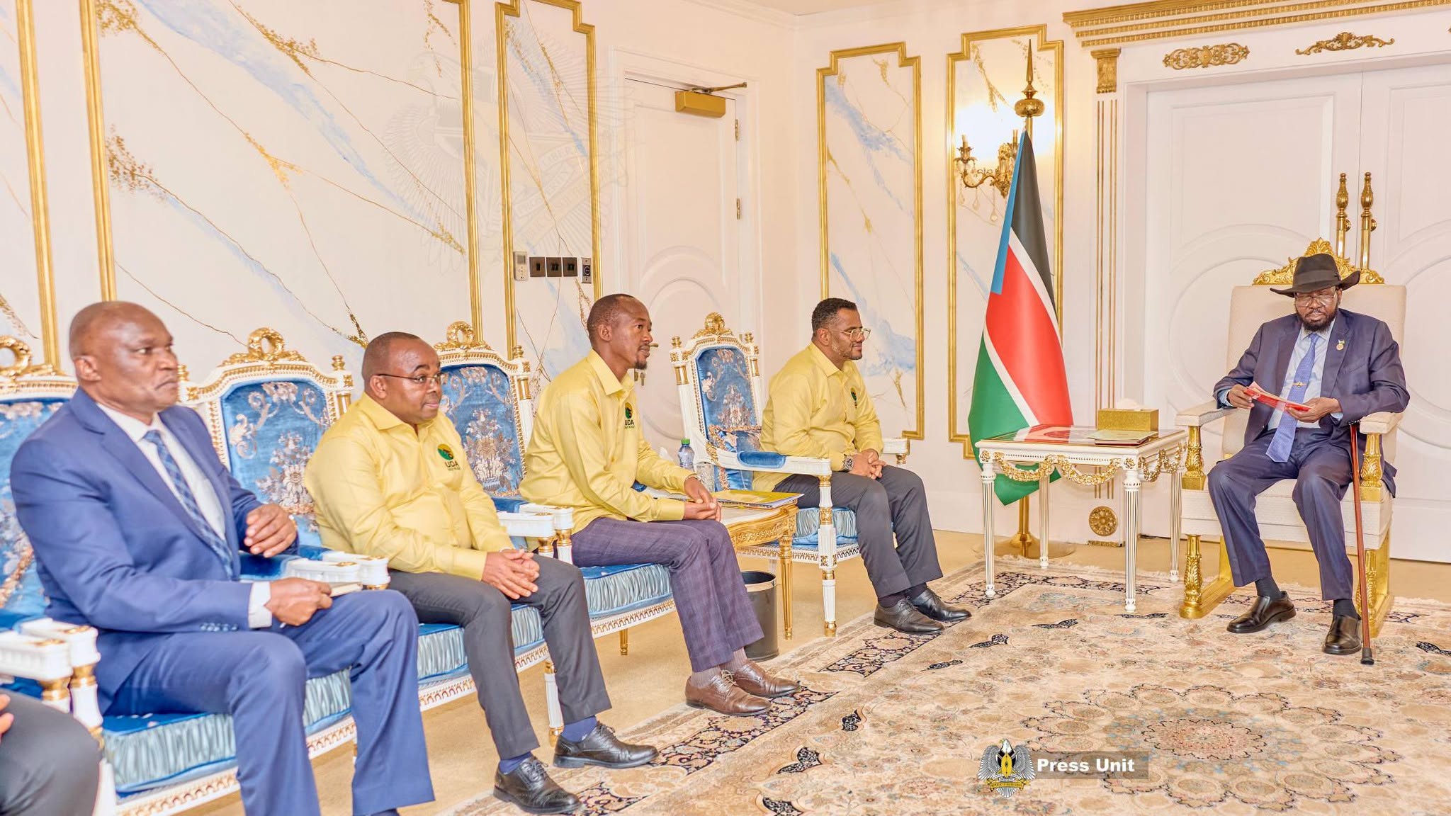 President Kiir, UDA Secretary General Hassan Omar Hold Talks, Deepen SPLM–UDA Partnership