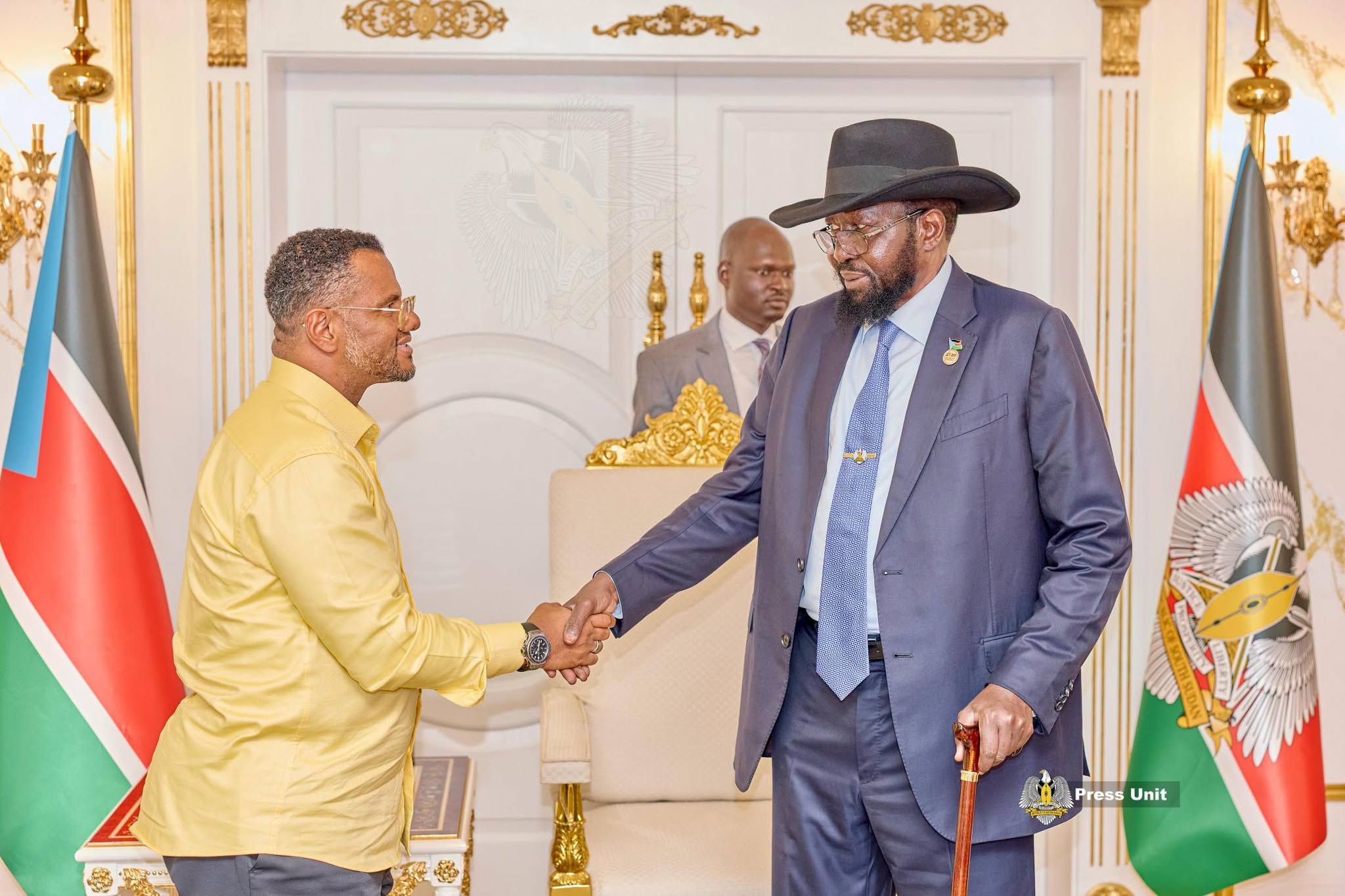 President Kiir, UDA Secretary General Hassan Omar Hold Talks, Deepen SPLM–UDA Partnership