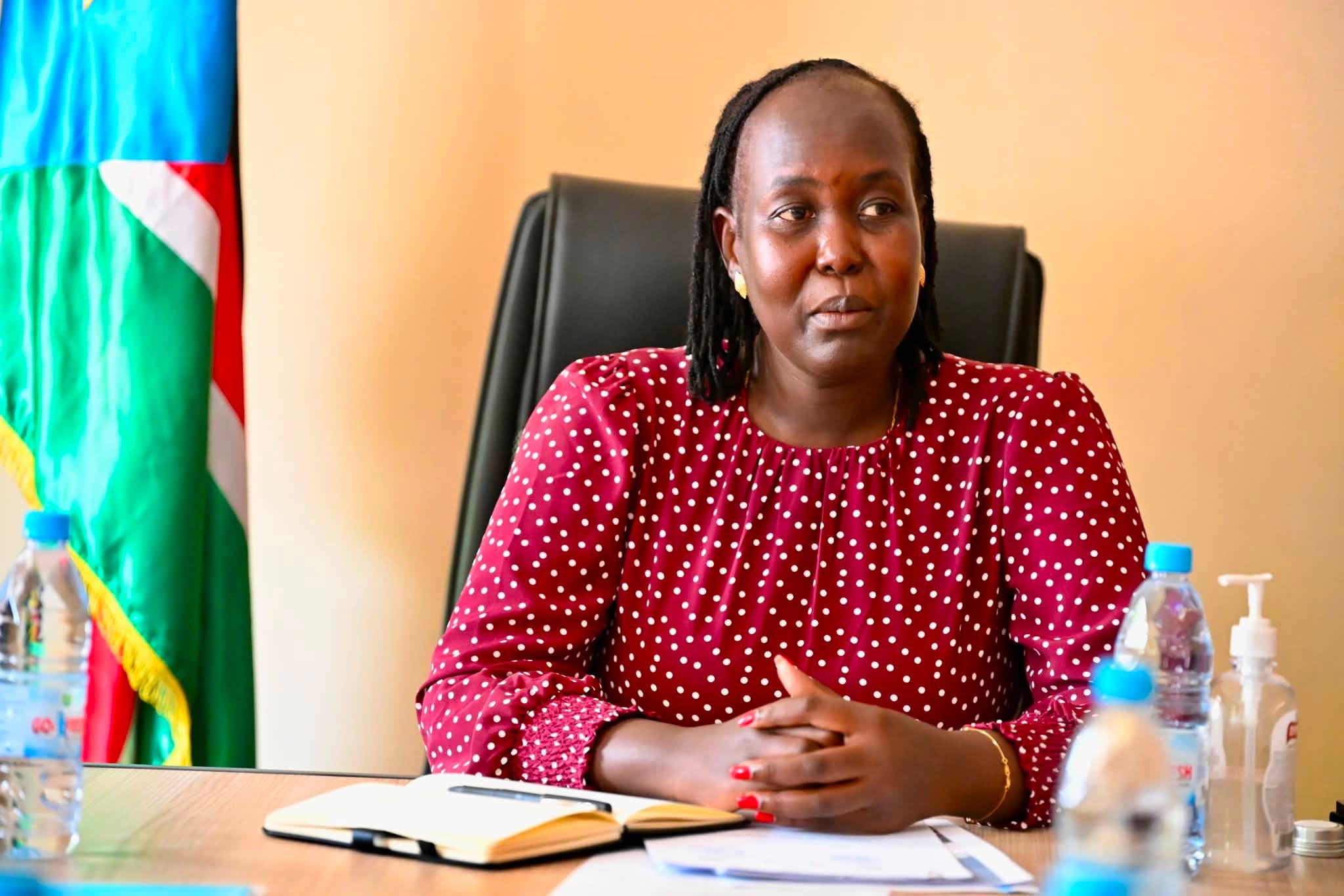 The National Minister of Youth and Sports, Hon. Atong Kuol Manyang Juuk, today received a delegation from the Russian Federation to discuss strengthen