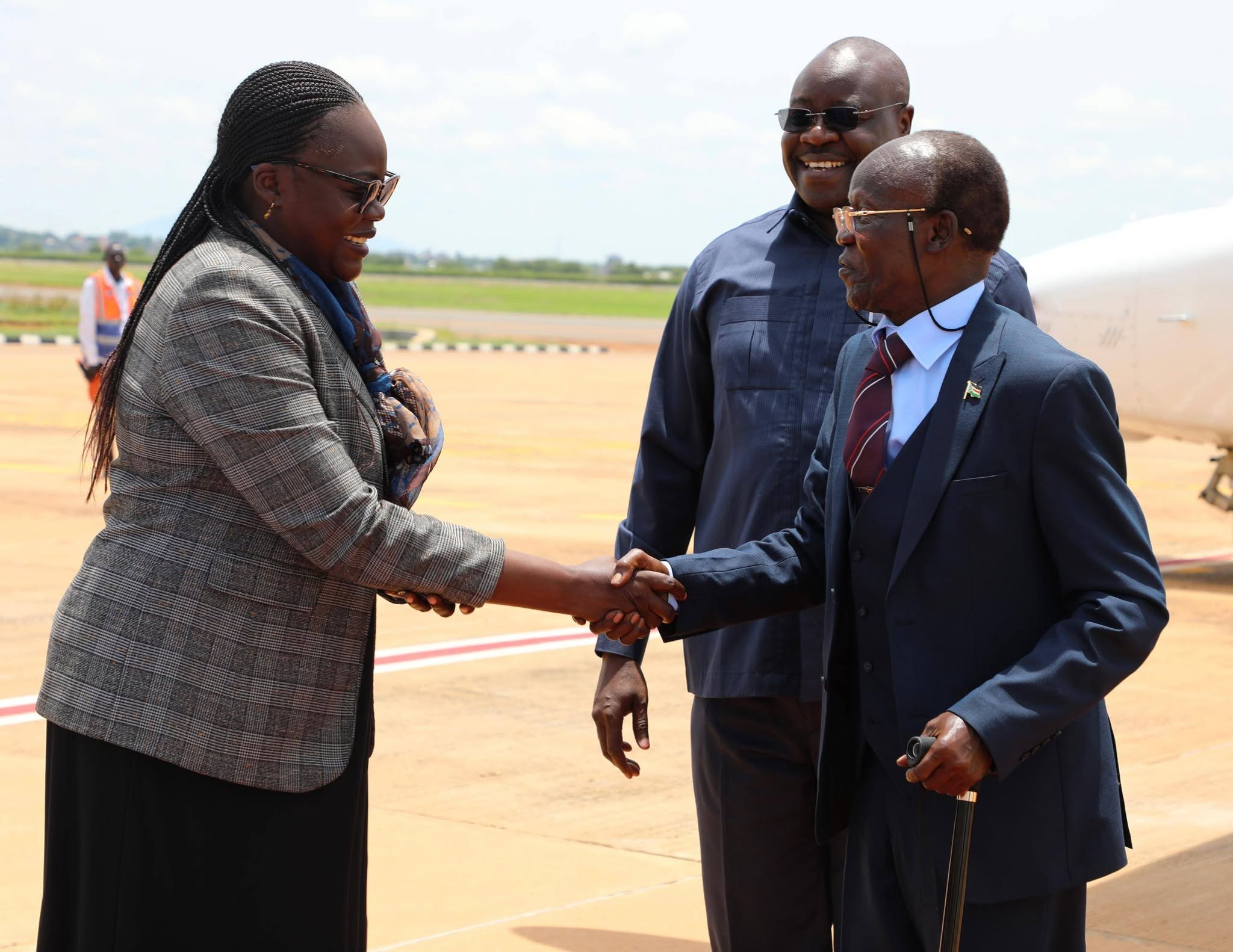 Vice President Igga Returns To Juba After Inaugurating University Of Yei