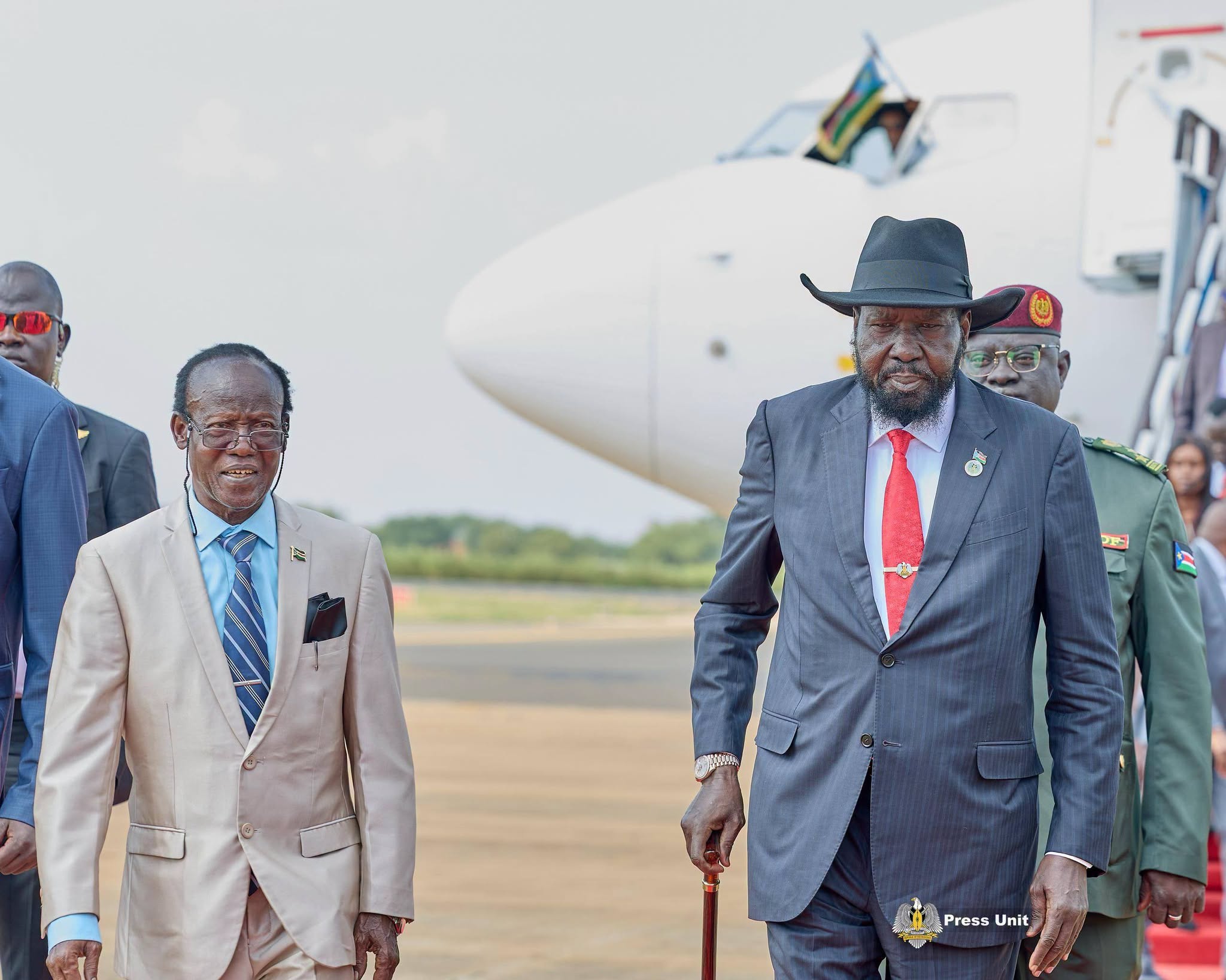 President Kiir Returns To Juba After Working Visit To South Africa
